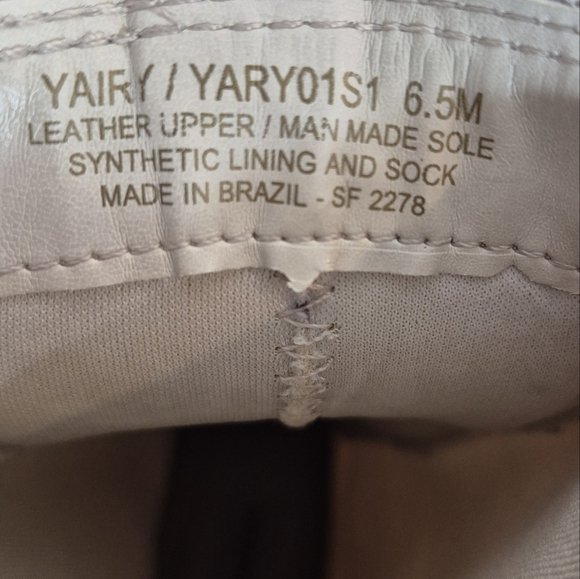 Steve Madden Women's Yairy Leather Lug Sole Chelsea Boots in Bone - Size 6.5 - Picture 11 of 16